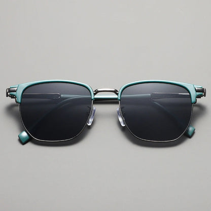 Vintage Square Metal Frame Sunglasses