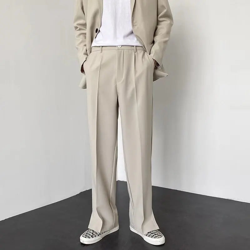 Korean Baggy Wide-Leg Streetwear Pants
