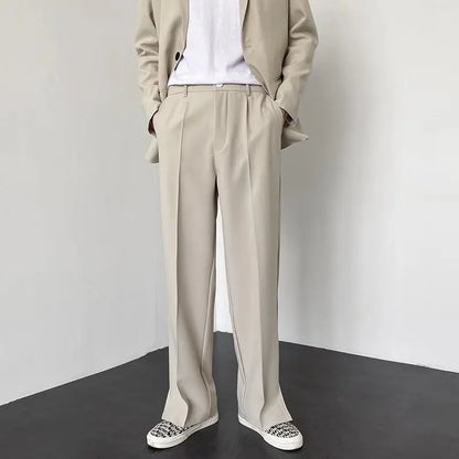 Korean Baggy Wide-Leg Streetwear Pants
