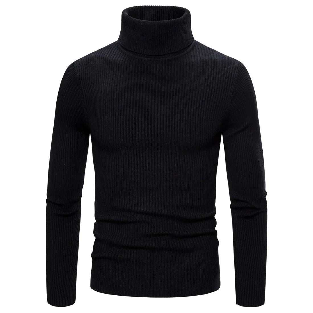 Men's Casual Turtleneck Sweater – Winter
