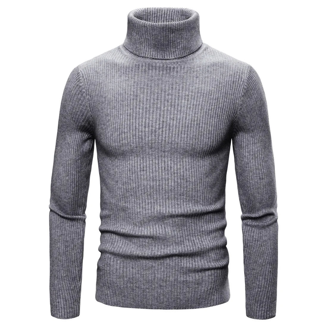 Men's Casual Turtleneck Sweater – Winter
