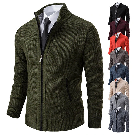 Men's Warm Casual Sports Coat Zipper