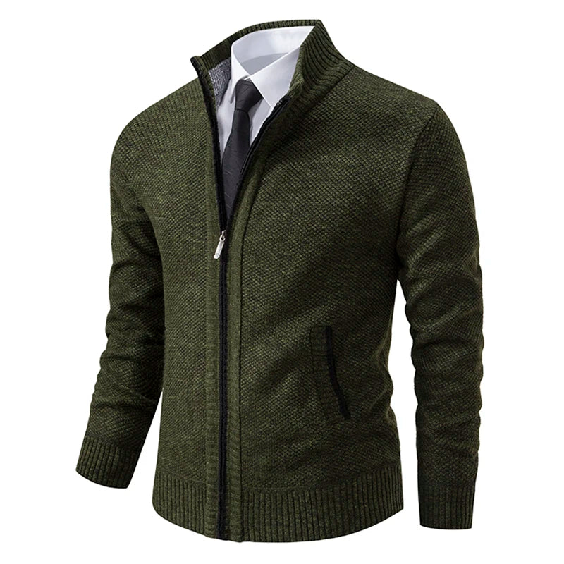 Men's Warm Casual Sports Coat Zipper