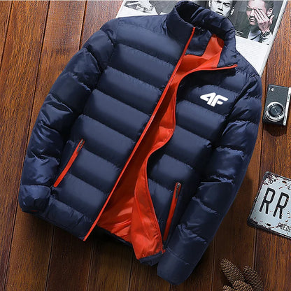Men's Waterproof Windbreaker Warm Winter Coat
