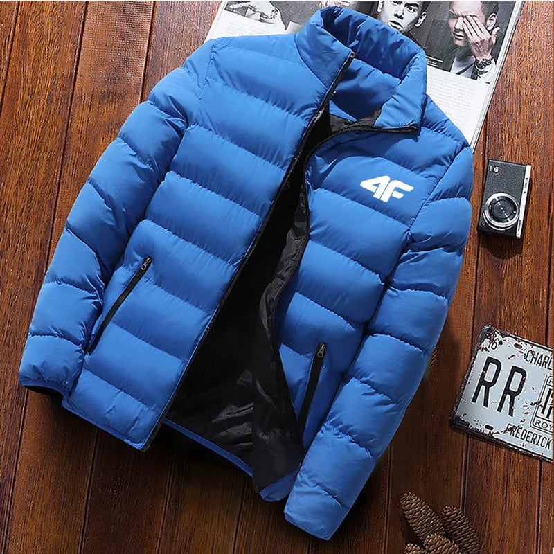 Men's Waterproof Windbreaker Warm Winter Coat
