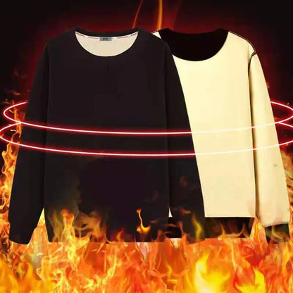 Men’s Winter Thicken Sherpa Pullover Sweatshirt
