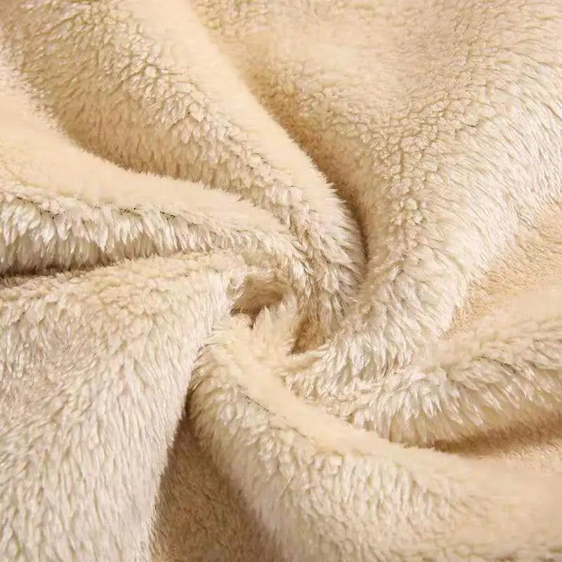 Men’s Winter Thicken Sherpa Pullover Sweatshirt
