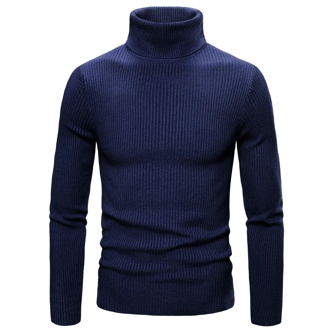 Men's Casual Turtleneck Sweater – Winter
