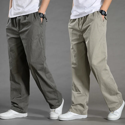 Men's 6XL Cargo Pants for Spring/Summer
