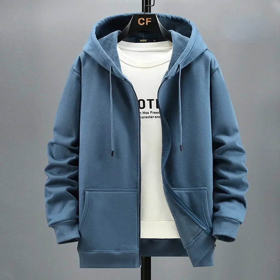 Men zip hooded jacket


