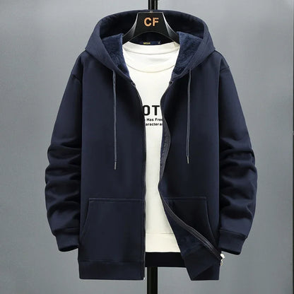 Men zip hooded jacket

