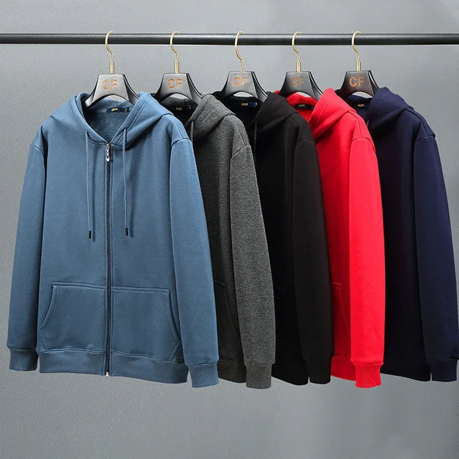 Men zip hooded jacket

