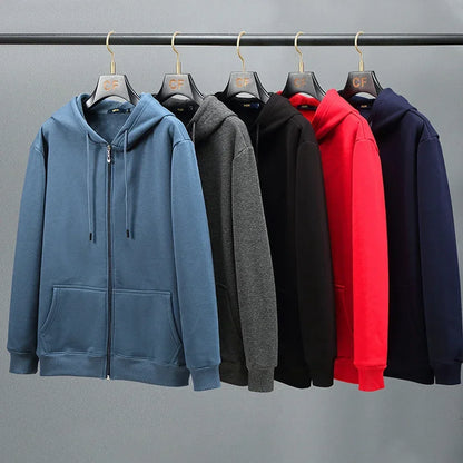Men zip hooded jacket

