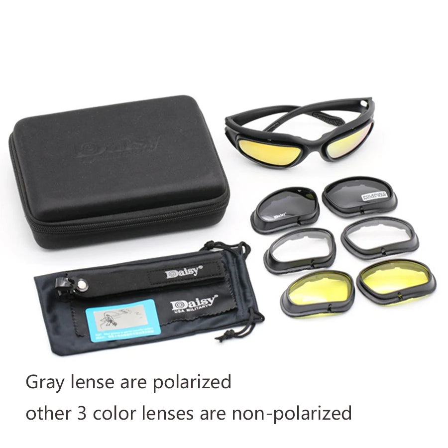 Men's C6 UV400 Military Polarized Sunglasses