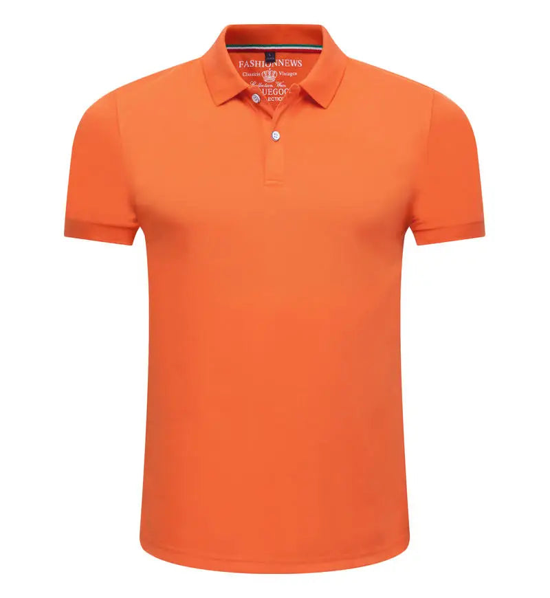 Casual Solid Color Polo Shirt
