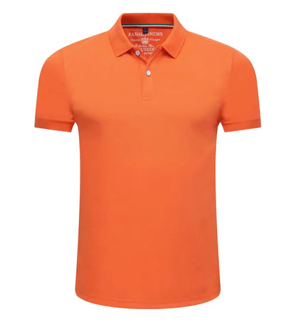 Casual Solid Color Polo Shirt
