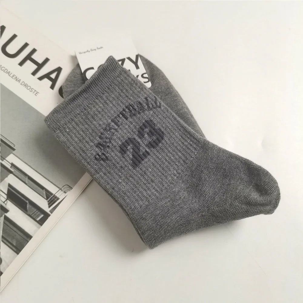 Men's Comfortable Cotton Mid Calf Athletic Socks
