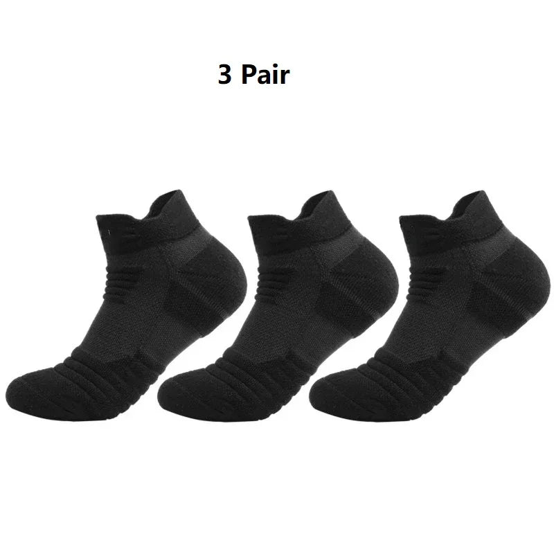 Men's Short Long Tube Breathable Sports Cotton Socks