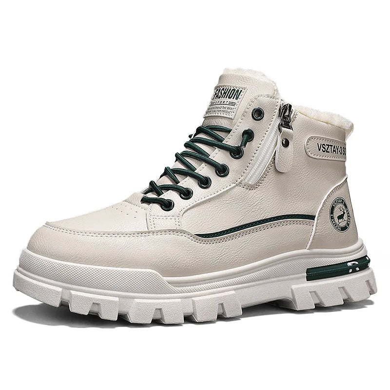 Men Winter Thick Warm High-Top Outdoor Snow Boots