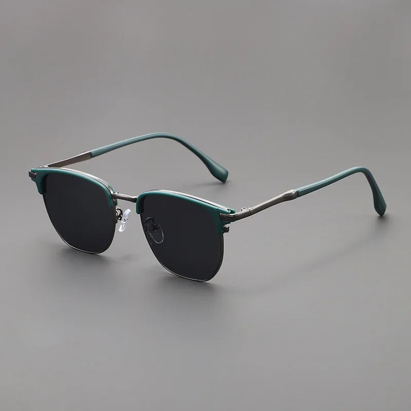 Vintage Square Metal Frame Sunglasses