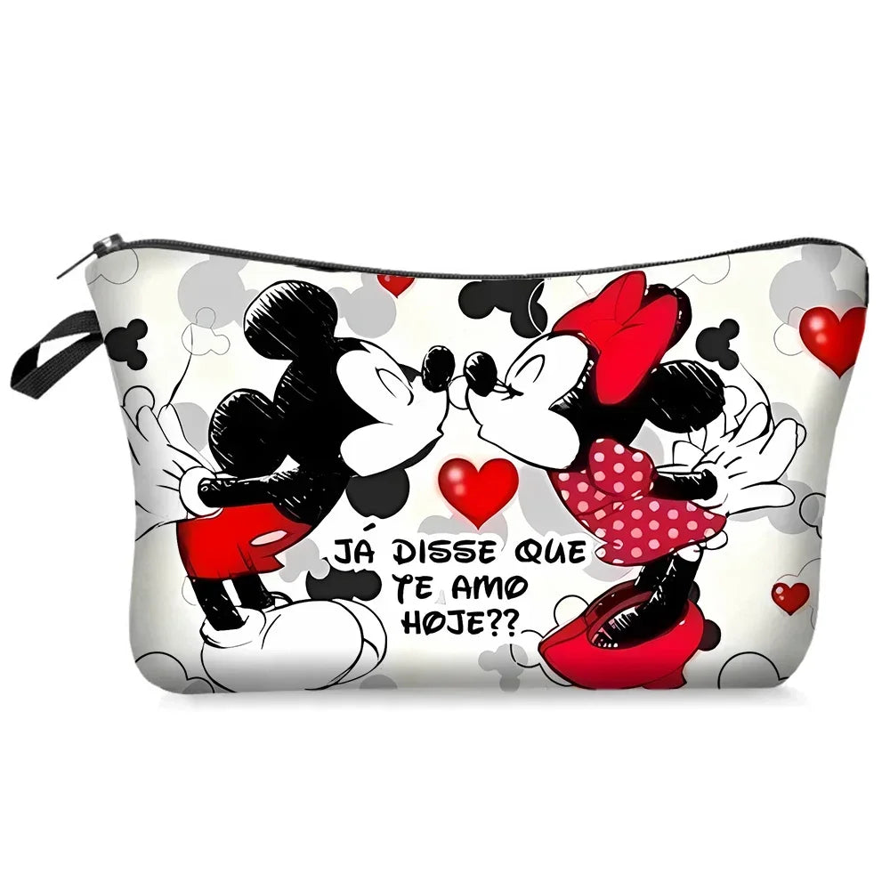 Mickey Minnie Cartoon Cosmetic Bag

