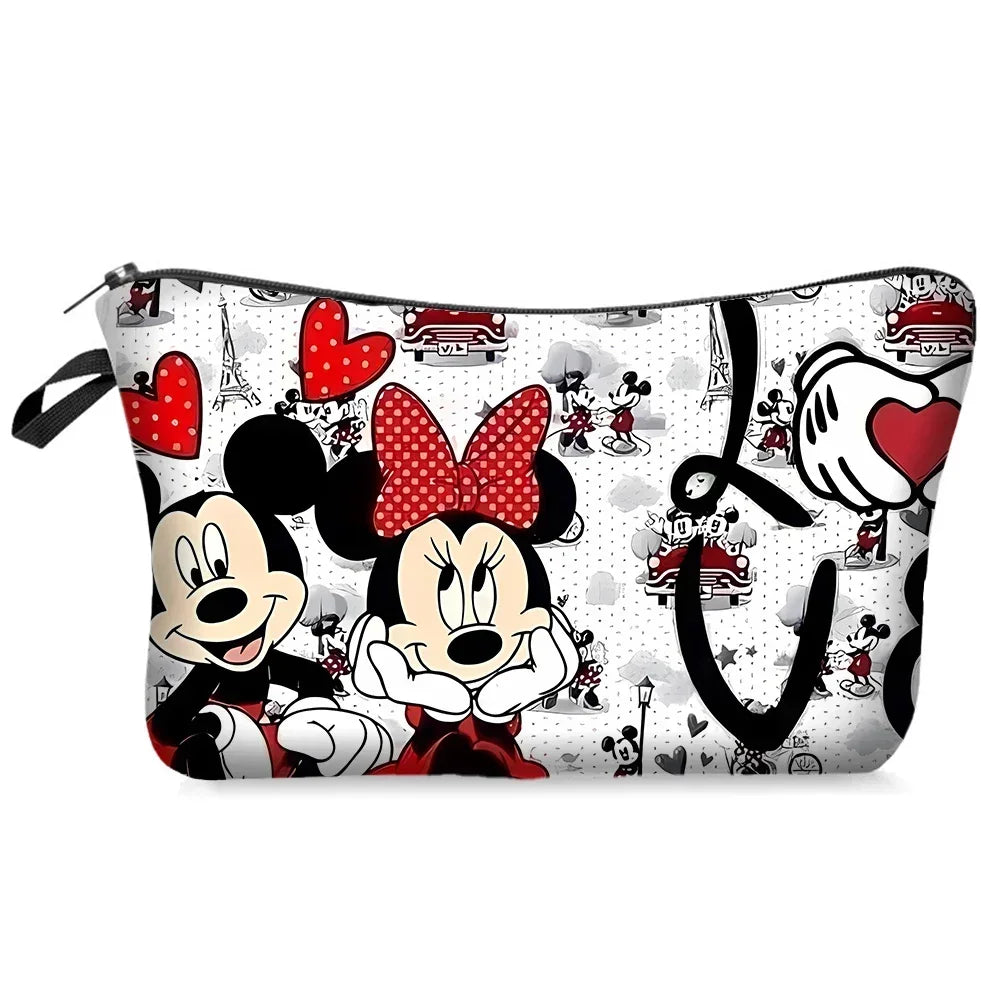 Mickey Minnie Cartoon Cosmetic Bag

