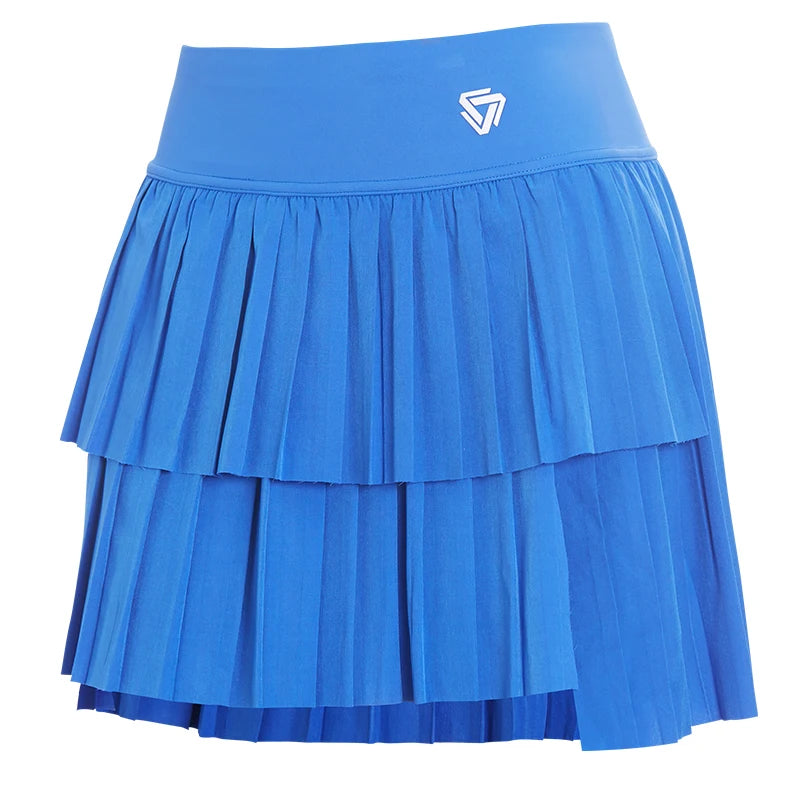 High-Waist Mini Pleated Sports Skort
