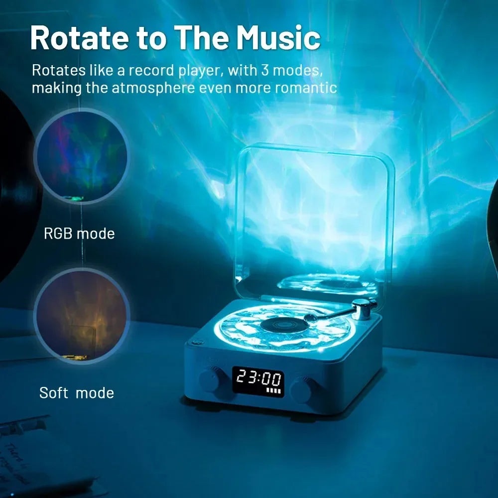 Mini Portable RGB Lights Sleep Aid Retro Bluetooth Speaker
