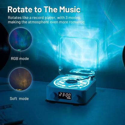 Mini Portable RGB Lights Sleep Aid Retro Bluetooth Speaker