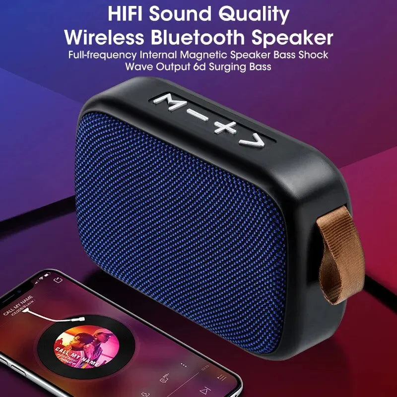 Mini Portable Wireless Surround Sound Card Speaker