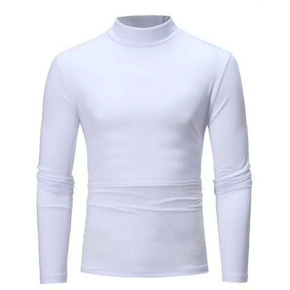 Slim Fit Mock Neck Winter Sweater
