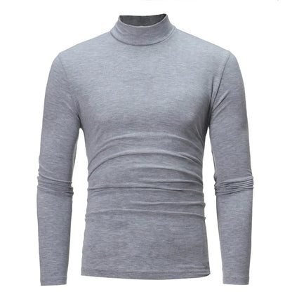 Slim Fit Mock Neck Winter Sweater
