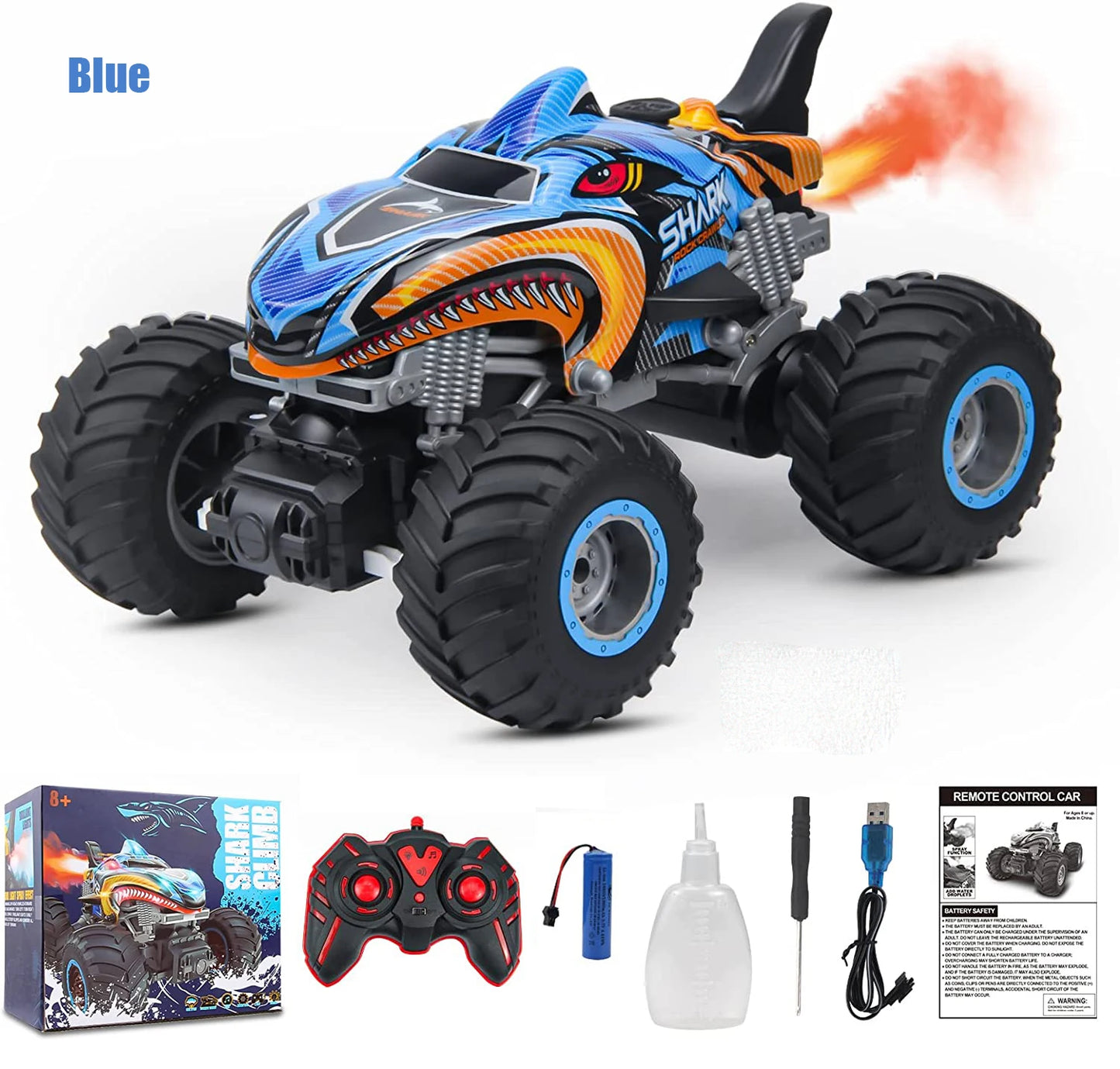 Monster Shark RC  Stunt Car with Sound & Light