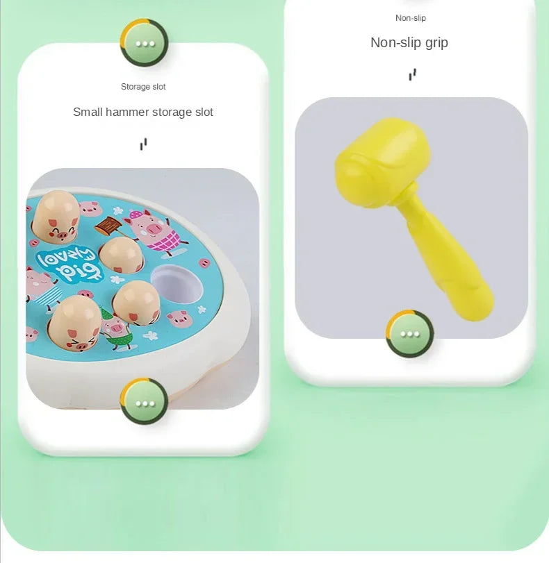 Whac-A-Mole Montessori Baby Toys Educational Animal Theme Knocking