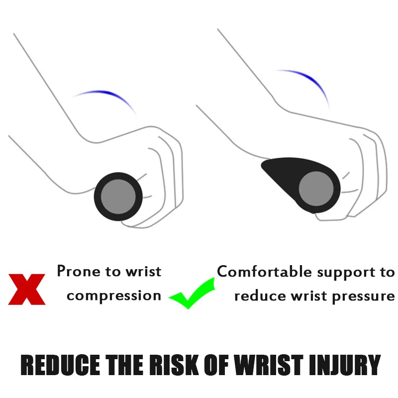 Lock-On Mountain Bike Grips with Soft Rubber
