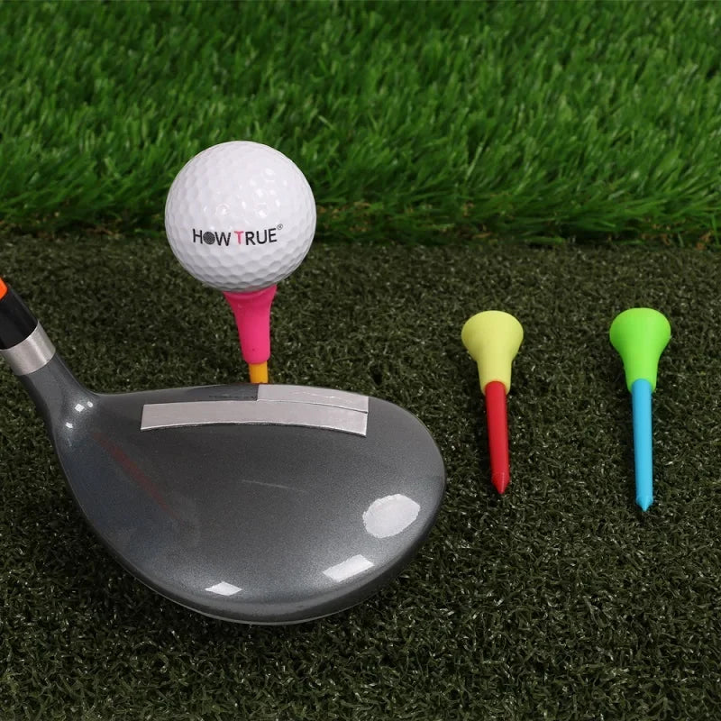 50-Pc Multi-Color Rubber Golf Tees
