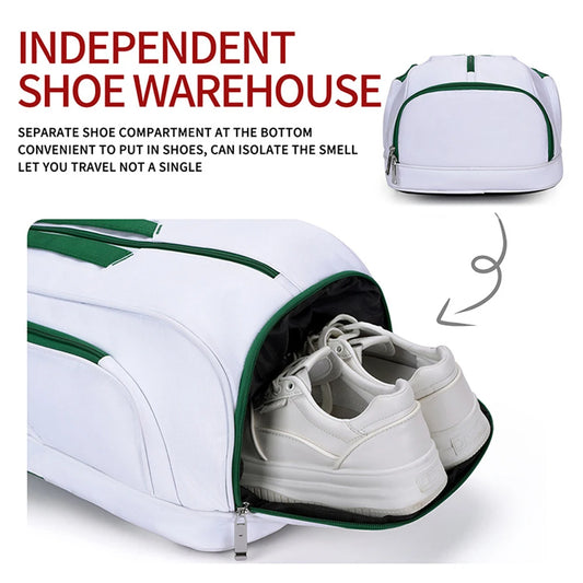 Multi-Use Beach Tennis Bag With Shoe Compartment
