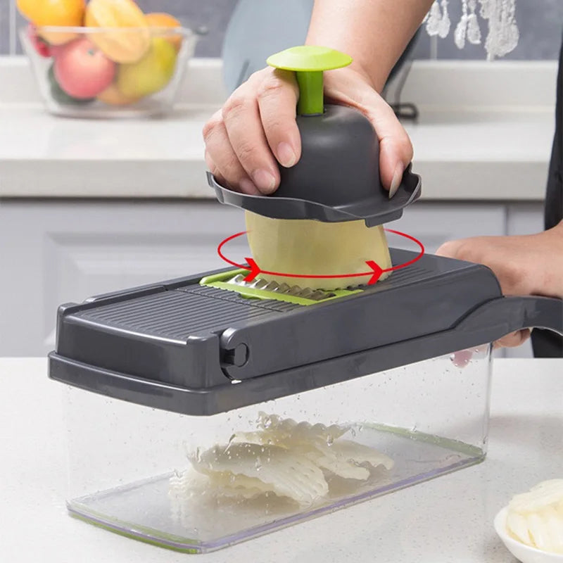Multifunctional 16-in-1 Vegetable Cutter