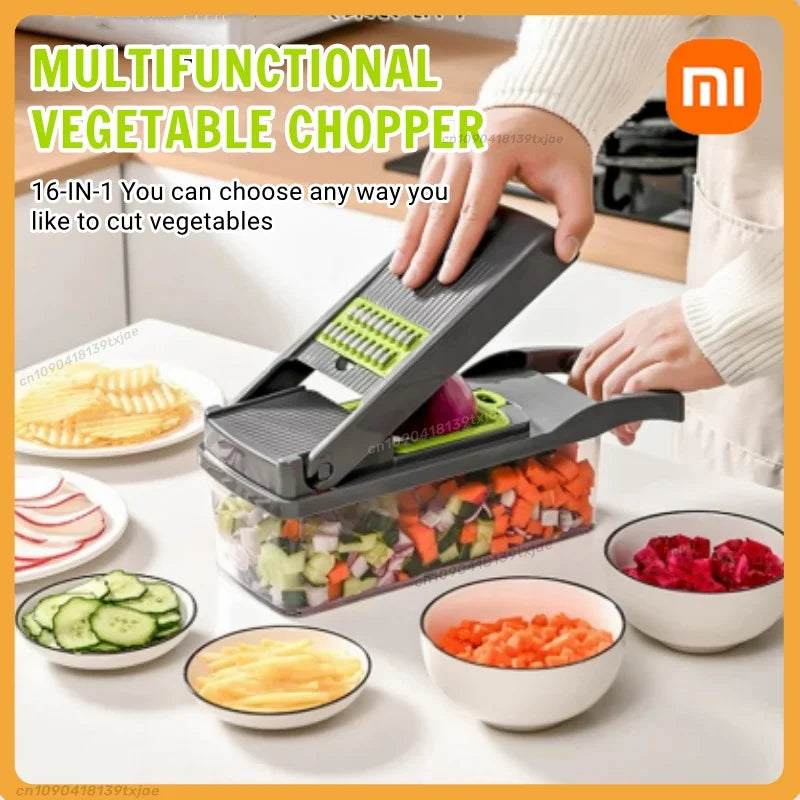 Multifunctional 16-in-1 Vegetable Cutter