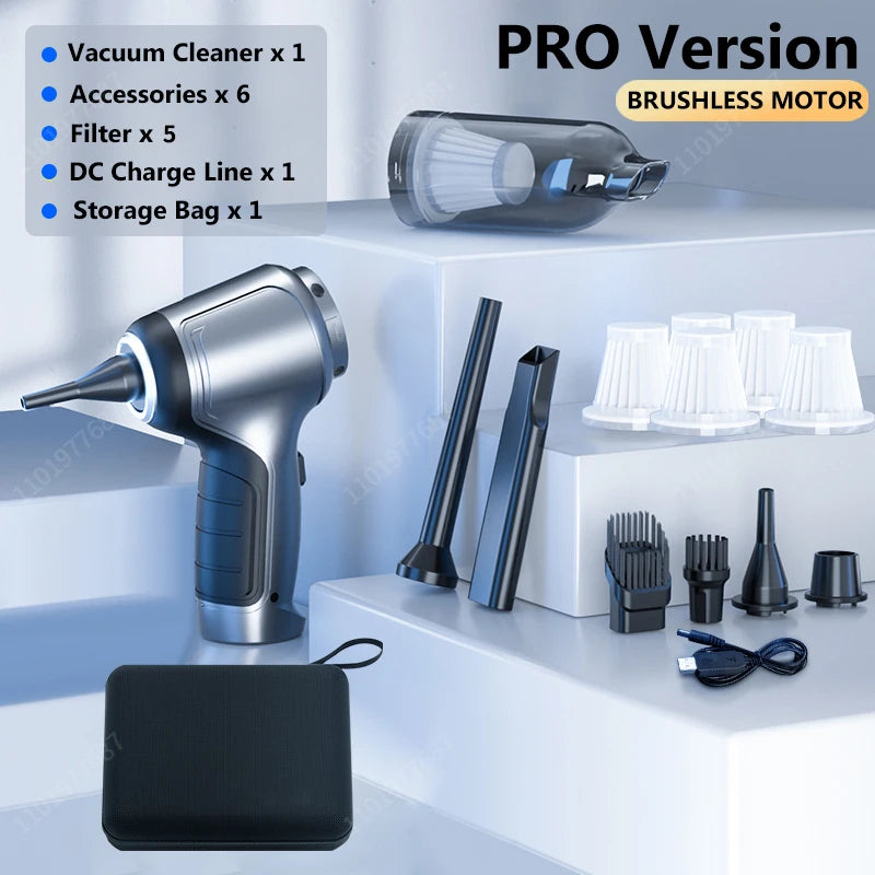 Multifunctional Strong Suction Car Wireless Vacuum Cleaner