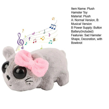 Music Hamster Meme Plush  Stuffed Toys