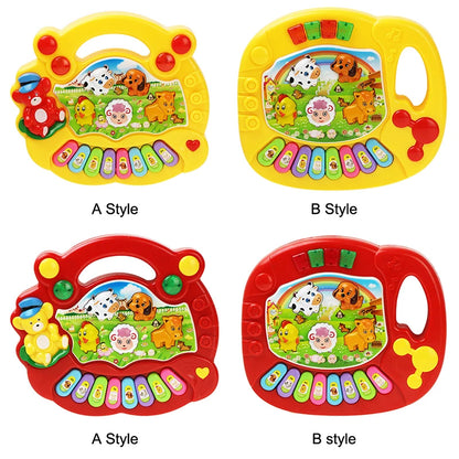 Baby Musical Toy with Animal Sound Kids Piano Keyboard