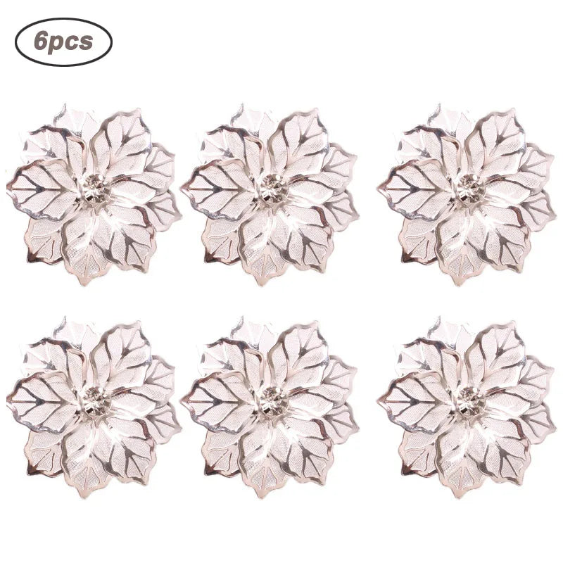 Leaf Napkin Rings Elegant Table Decor