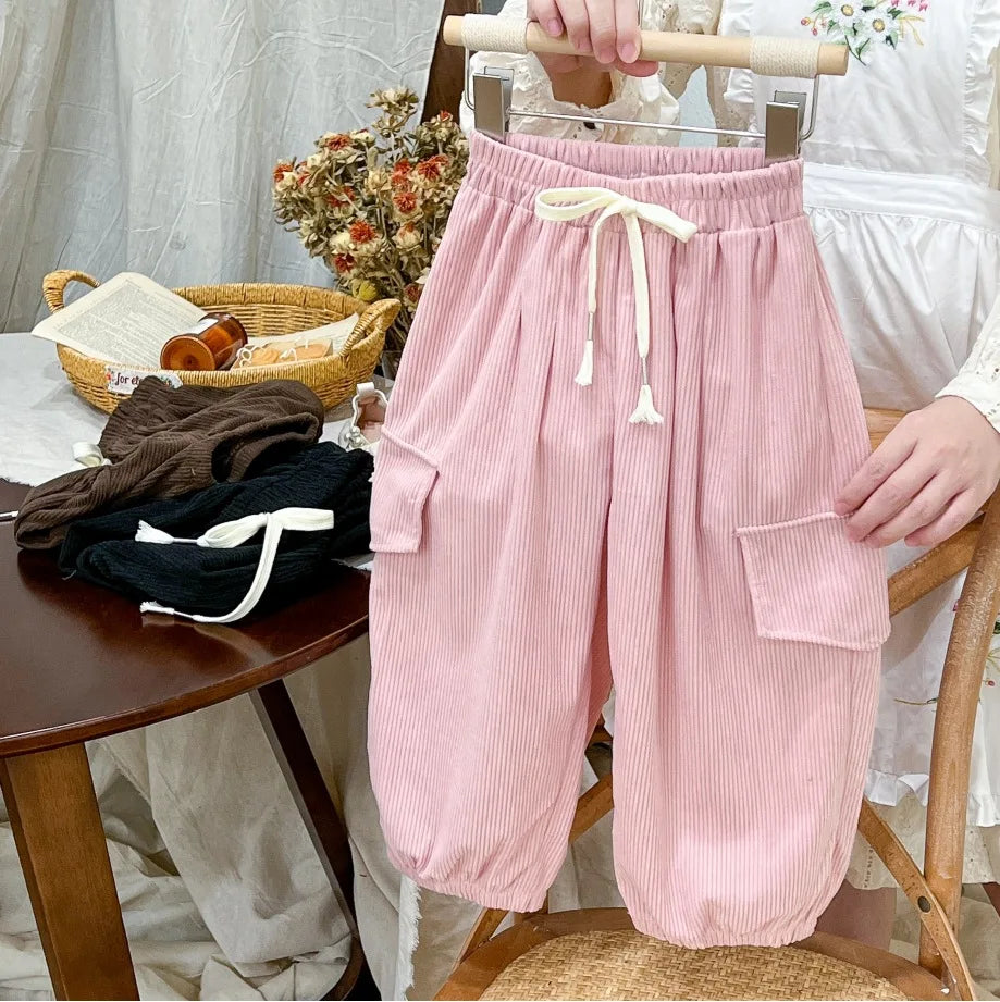 New Cargo Pants for 2-6 Years Old Solid Boys Casual Sport Pants Enfant Garcon Kids Children Trousers 2-8Years Clothes