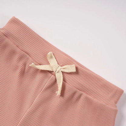 New Girls Solid Sets Casual Sleeveless Tops+ Short Pants Suits