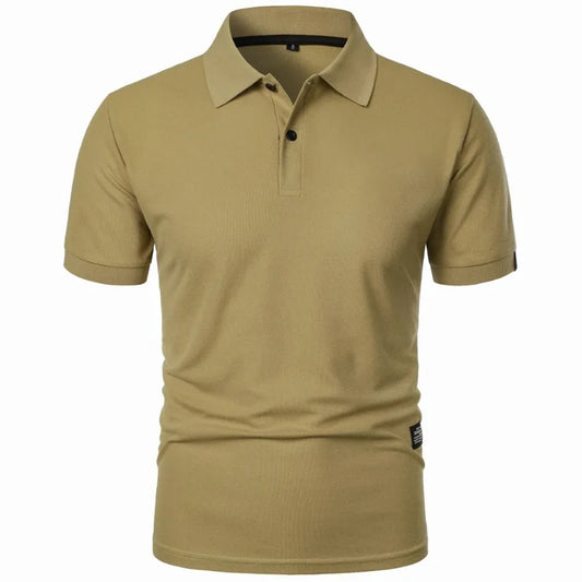 New Solid Color Polo Shirt
