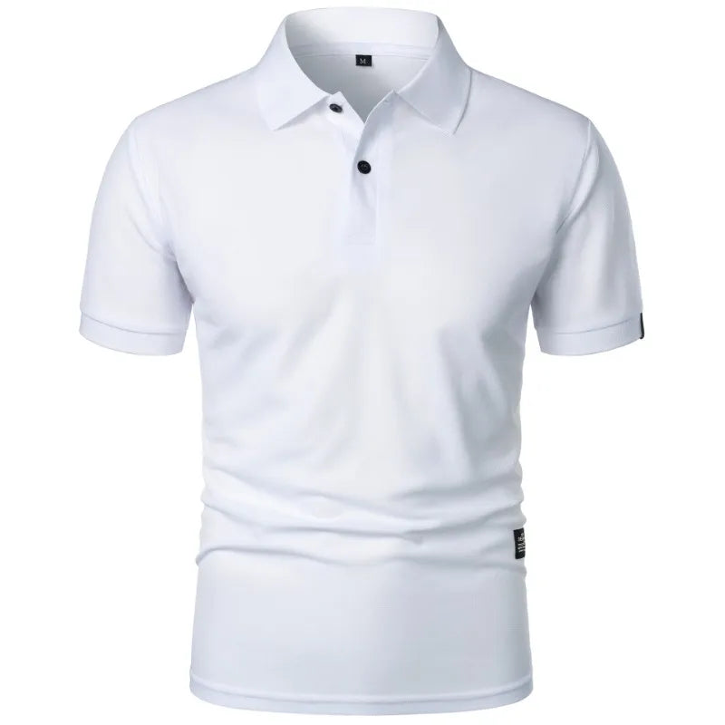 New Solid Color Polo Shirt
