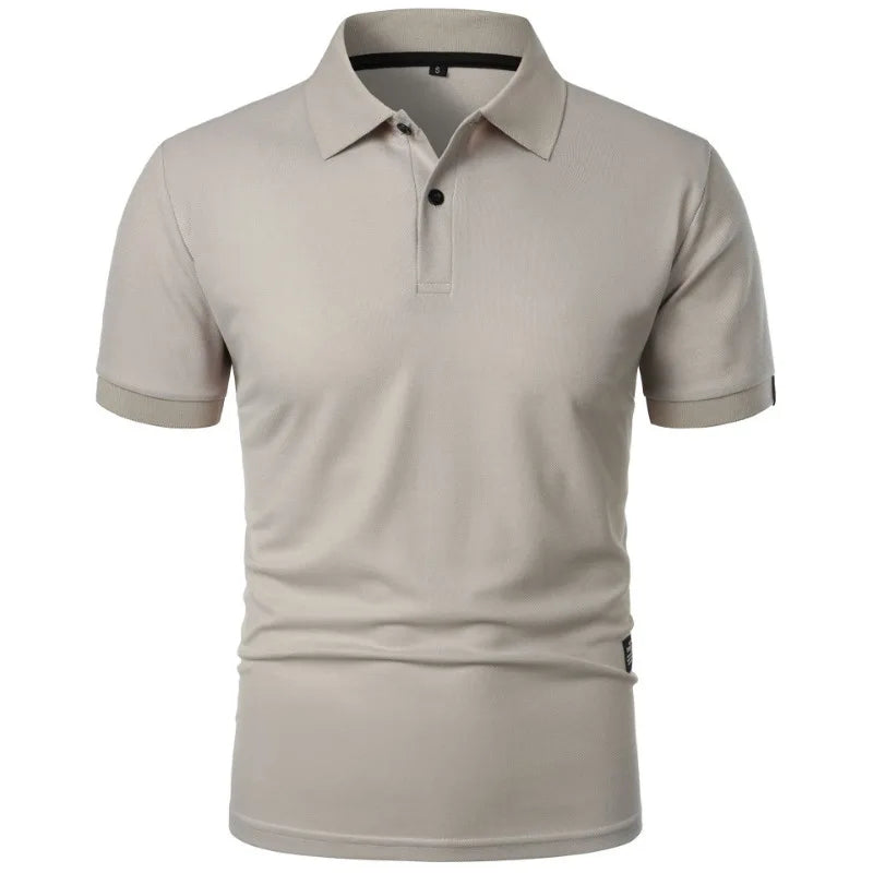 New Solid Color Polo Shirt
