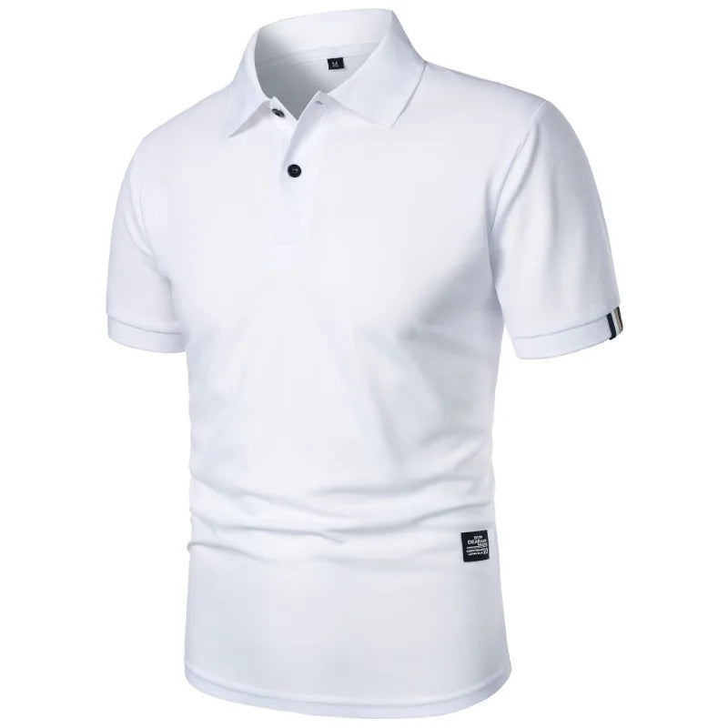 New Solid Color Polo Shirt
