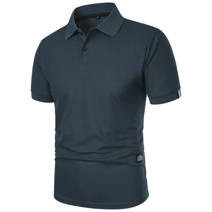 New Solid Color Polo Shirt
